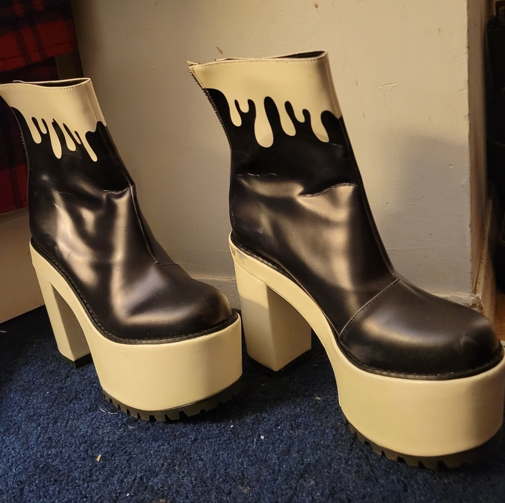 Current Mood Glow In The Dark Boots